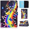 CASAFUNY Custodia Cover per Samsung Galaxy Tab A8 10.5 Pollici (SM-X200/X205/X207), Custodia Protettiva Magnetica Cover con Sonno Sveglia per Samsung Galaxy Tab A8 2022/2021, Disco musicale