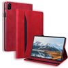 Generico DayQiQiPu Cover per Honor Pad X8b NDL2-W09 (11,0 Pollici) Custodia Retrò in Pelle PU Flip Stand Case Portafoglio Guscio dalla Texture Morbida e Auto Wake/Sleep, Rosso