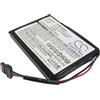 TCTK TECHTEK Batteria 1100mAh compatibile con [Mitac] Mio Spirit V505 TV, Mio Spirit V735 TV, per [Navman] V735 V505 sostituisce 338937010183, M1100
