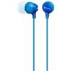 Sony MDR-EX15LP/L Blue Intraaural In-ear headphone - Headphones (Intraaural, In-ear, Wired, 8-22000 Hz, 1.2 m, Blue)