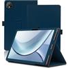 Envibe Custodia per DOOGEE V Pad 12 Pollici, Cover Tablet DOOGEE V Pad, Copertura Protettiva Pieghevole con Supporto per Matita e Cinturino da Polso, Protezione Completa. (Blu)