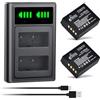 Pickle Power NP-W126 NP-W126s Batteria e caricabatterie Compatibile con Fujifilm X-T1, X-T2, X-T3, X-T10, X-T20, X-T30, X-T30 II, X-Pro2, X-Pro3, X-A1, X-E2, X-E4, HS30EXR, HS33EXR, HS50EXR