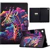 LSPCASA Galaxy Tab A8 Cover For Samsung A8 2022/2021 SM-X200/X205/X207 Stand Folio Cover Guscio Protettivo Con Funzione Auto Wake/Sleep Cover Galaxy A8 Tab Giraffa