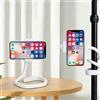 Generic Supporto flessibile per fotocamera, facile da installare: impugnatura in silicone, lega di magnesio e alluminio con clip, monitor e telecamere da interni, compatibile con vari modelli, supporto per