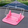 Generic Supporto multifunzione antiscivolo in silicone per auto, tappetino per cruscotto supporto universale per telefono GPS (rosa)