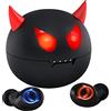 AMAFACE, auricolari wireless wireless in-ear HIFI con doppio microfono e controllo touch, 36 ore di riproduzione diavolo per un