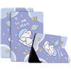 Generico DayQiQiPu Caso per Samsung Galaxy Tab A S-Pen 10,1 2016 SM-P580/ P583/ P585 Ultrasottile Motivo della serie Cartoon Animal in pelle PU Stand flip Custodia protettiva con Auto Sveglia/Sonno,02