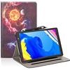 Transwon - Custodia per tablet TOSCIDO P20 10, Facetel Q3 Pro 10, tablet Vankyo Matrixpad S20 10, MOXNICE P63, YUNTAB D107 10,1