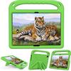 Generic Per Huawei Mediapad T5 10 10.1 Pollice Tablet Caso per Bambini Leggero Antiurto Copertura con Maniglia Basamento Tablet Verde