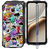 KJYFOANI Custodia per Doogee Fire 7 (6.56), Nero Silicone Case Ultra Sottile Morbido TPU Anti-Graffio Antiurto Bumper Protettiva Cover per Doogee Fire 7 - Più oggetti