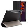 ebestStar - Cover per Samsung Galaxy Tab S7+ SM-T970, Custodia Protezione Flip Magnetica, Slim Case Sottile Pelle PU, Nero + Vetro Temperato