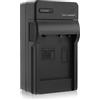 mtb more energy Caricabatteria (Auto/Corrente) per Panasonic DMW-BMB9, Lumix DMC-FZ40 FZ45... / Leica BP-DC9...