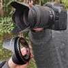Generic Paraluce a petalo per fotocamera SLR - accessorio per obiettivo fotocamera antiriflesso e paraluce professionale compatibile con Canon, Nikon, Sony (49 mm)
