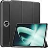 Kepuch Custer Cover per Oppo Pad 2/Oppo Pad 3, Oneplus Pad 11.6,PU-Pelle Case Custodia - Nero