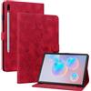 Rosbtib Custodia Cover per Samsung Galaxy Tab S6 10.5 Pollici (SM-T860/ T865) 2019, Slim Fit Folio Pieghevole Cover Protettiva con Slot per schede Chiusura Magnetica Cover Galaxy Tab S6, Gigli Rossi