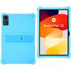 FKQLH Custodia per Xiaomi Redmi Pad SE, Silicone Morbido Skin Leggero Custodia Protettiva per Bambini Supporto Cover per Xiaomi Redmi Pad SE 11 Pollice, Blu