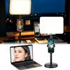 Gyiocill Luce Selfie per Telefono, Portable Selfie Light, Luce per Foto Portatile Dimmerabile, con Treppiede e Clip, for Camera Picture, Makeup Photo, Video Conferences, Laptop Use, Vlog Photography