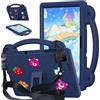 A-BEAUTY Custodia Bambini Compatibile con Infinix Xpad 11 Pollici 2024, Custodia Protettiva Robusta Antiurto con Supporto per Manico, Tracolla, Navy