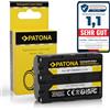 PATONA Batteria per Sony NP-FM500H FM500 1300mAh 7.2V | Batteria per Alpha DSLR A100 A200 A300 A350 A450 A500 A550 A560 A580 A700 A850 A900 SLT A57 A58 A65 A68 A77 A99