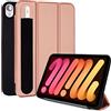TECHGEAR Smart Cover per iPad Mini 6 [Compatibile con Pencil] Custodia Protettiva Mini 6 2021 in PU Pelle con protezione d'angolo [Auto Sveglia/Sonno] - Oro Rosa