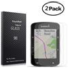 Youniker 2 Pezzi Vetro Temperato Pellicola Protettiva Compatibile con Garmin Edge 520 Plus Proteggi Schermo Protezione HD Anti-Graffi Screen Protector