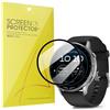 Blueshaweu Pellicola protettiva compatibile con smartwatch Garmin D2 Air X15,HD trasparente e flessibile in PET [3 pezzi] compatibile per Garmin D2 Air X15 Smartwatch (Nero)