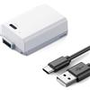 K&F CONCEPT Batteria EN-EL25 con capacità di 1250 mAh e ricarica rapida di tipo C per fotocamera Nikon Z30 Z50 ZFC, batteria per fotocamera USB-C, non necessita di caricabatterie aggiuntivo