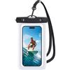 Generic Custodia impermeabile per telefono, custodia impermeabile IPX8 per iPhone 17/16/15/14 Pro Max, touch screen, cordino incluso, adatta fino a 7 pollici (trasparente 1 pezzo)