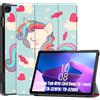 Dlahaby Custodia compatibile con Lenovo Tab M10 3rd Gen TB328 10.1 pollici 2022, flip cover con funzione leggio per Lenovo Tab M10 (3a generazione) tablet da 10,1, unicorno