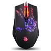 Bloody Gaming Mouse, Bloody A60 black Neon Infrared-Micro switch Adjustable 4,000CPI with Advanced weapon tuning & macro setting, Light Strike Fastest Response Less than 1ms, Fastest Response PC Game Mouse by BLOODY