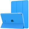 MoKo Cover Custodia Per iPad 6a/5a Gen.2018/2017 da 9,7, Onda Blu | Ultra Sottile Leggero Custodia con Funzione di Auto Sveglia/Sonno Retro Semi-Trasparente Rigido