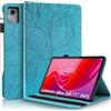 Succtopy Custodia per Lenovo Idea Tab 11 Pollici 2025 TB-336ZU TB-336FU Cover in Pelle PU con Porta Penna Case Protettiva con Funzione di Supporto per Lenovo Idea Tab 2025 11 Pollici Blu