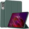 MGUEIAO Cover Compatibile con Lenovo Yoga Tab 11.1 2025, Custodia in Pelle PU Ultrasottile con Supporto Trifold, Retro in TPU Morbido, Antiurto - Green