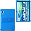 AKNICI Custodia Silicone per DOOGEE U11 / DOOGEE U11 PRO 2025 Tablet 11 Pollici, Protettiva Cover con Supporto Integrato per DOOGEE U11/DOOGEE U11 PRO, Blu