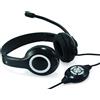 Conceptronic HEADSET CHATSTAR2U2R USB MICROFONO FLESSIBILE CONTROLLO DEL VOLUME COLORE NERO/BIANCO CCHATSTARU2B