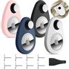 Idoove Apple Holder per Bambini Custodia nascosta per localizzatore GPS da 4 pezzi, custodia in silicone anti-rimozione con perni, adatta per bambini, anziani, animali domestici,