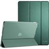 ProCase Cover per iPad Pro 12.9 1a/2a Gen 2017/2015[Vecchio Modello], Auto Svegliati/Sonno,Ultra Sottile e Leggero Custodia Supporto con Retro Semi-Trasparente Copertura Intelligente -Mgreen
