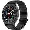 Generic Dfind - Cinturino in silicone per Samsung Galaxy Fit 3, con fibbia magnetica argentata