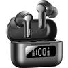 TOZO NC3 Cuffie Bluetooth 5.3 con Ibrido ANC Chiamata IA ENC | ORIGX 2.0 Acustica EQs Regolazione 68 Ore Riproduzione LED Schermo Gioco Modalità USB Tipo C IPX8