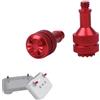 CERFFOOL Joystick Telecomando per DJI RC-N3 N2 N1/Mavic 2 Pezzi di Ricambio Antiscivolo Pollice Stick Controller per Neo/Flip/Mini 4 Pro/AIR 3S/3/Mavic 3 Pro (Rosso)