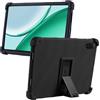 MEMELOKA Cover per Honor Pad X8b/Pad X8a 11 Pollici, Custodia Antiurto in Silicone Morbido Protettiva con Supporto[Protezione da Caduta], Nero