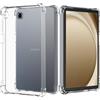 MQERYBV Cover per Samsung Galaxy Tab A9+plus, custodia in silicone TPU morbido, bumper con angoli rinforzati, protezione chiara