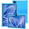 generic Custodia protettiva per DOOGEE T30SE/T30S 11 Android - Cover in silicone antiurto, custodia sottile e resistente, impermeabile, antigraffio, azzurro