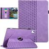 Vaitasy Custodia per iPad Air 11 2025/2024 iPad Air 5/4 10.9 2022/2020, 360 Gradi Rotazione Protettiva Cavalletto Cover con Pencil Holder per iPad Pro 11 2022/2021/2020/2018 - Blocchi viola