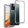 REY Cover in Gel TPU Anti-Shock per XIAOMI REDMI Note 11 PRO+ 5G, Morbido Silicone Custodie Protettivo Case, Anti-Scratch, Protettiva Sottile Back Cover