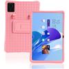 INSOLKIDON Compatibile con Lenovo Chromebook Duet 11 (11M889)/EDU G2/GEN9 2024 Tablet Custodia protettiva in Silicone Cover con Funzione di Supporto (Pink)