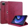 Succtopy Cover Compatibile con Xiaomi Pad 6/Pad 6 Pro 11 Pollici 2023 360 Gradi di Rotazione Girevole Case Protettiva con Porta Penna Custodia Xiaomi Pad 6/Xiaomi Pad 6 Pro 11 2023 Rosso