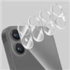 Generic Pellicola protettiva trasparente HD per iPhone 16/16 Plus, in vetro temperato, antigraffio, confezione da 4