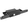 JINGCHENGMEI Supporto a rack per rack Dell OptiPlex Micro Form Factor Case-1U incernierato per server rack con connessioni di rete di facile accesso in armadi di rete o server rack da 19