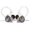keephifi KBEAR Phoenix Gaming Earbuds IEM Auricolari 10 mm Dual Magnetic DD, cuffie in-ear cablate doppio foglio di alluminio, riduzione del rumore, bassi potenti in-ear monitor per musicisti